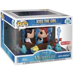Vaulted New in Box Disney's The Little Mermaid "Kiss the Girl" Funko Pop